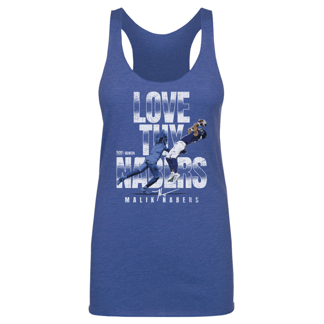 Malik Nabers Women's Tank Top | 500 LEVEL
