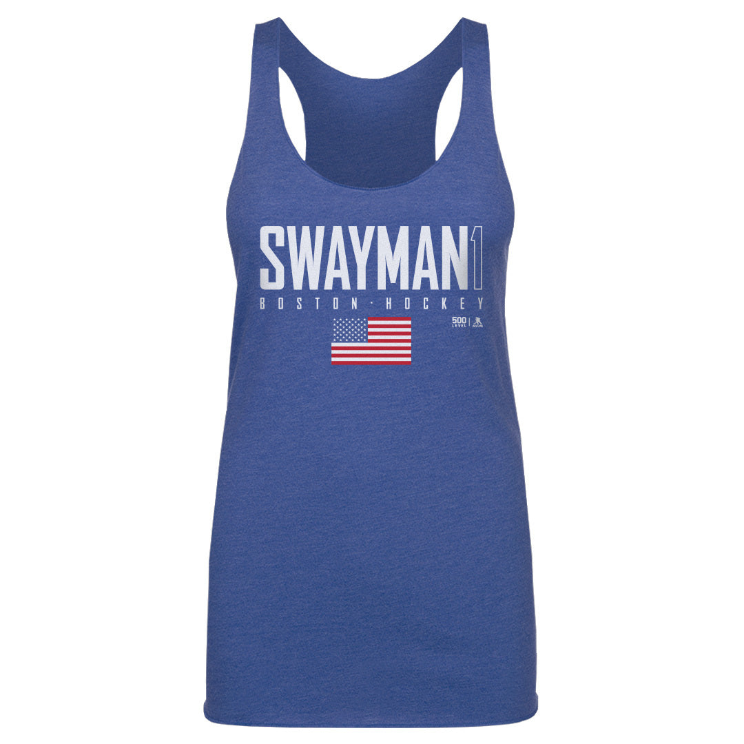 Jeremy Swayman Women's Tank Top | 500 LEVEL
