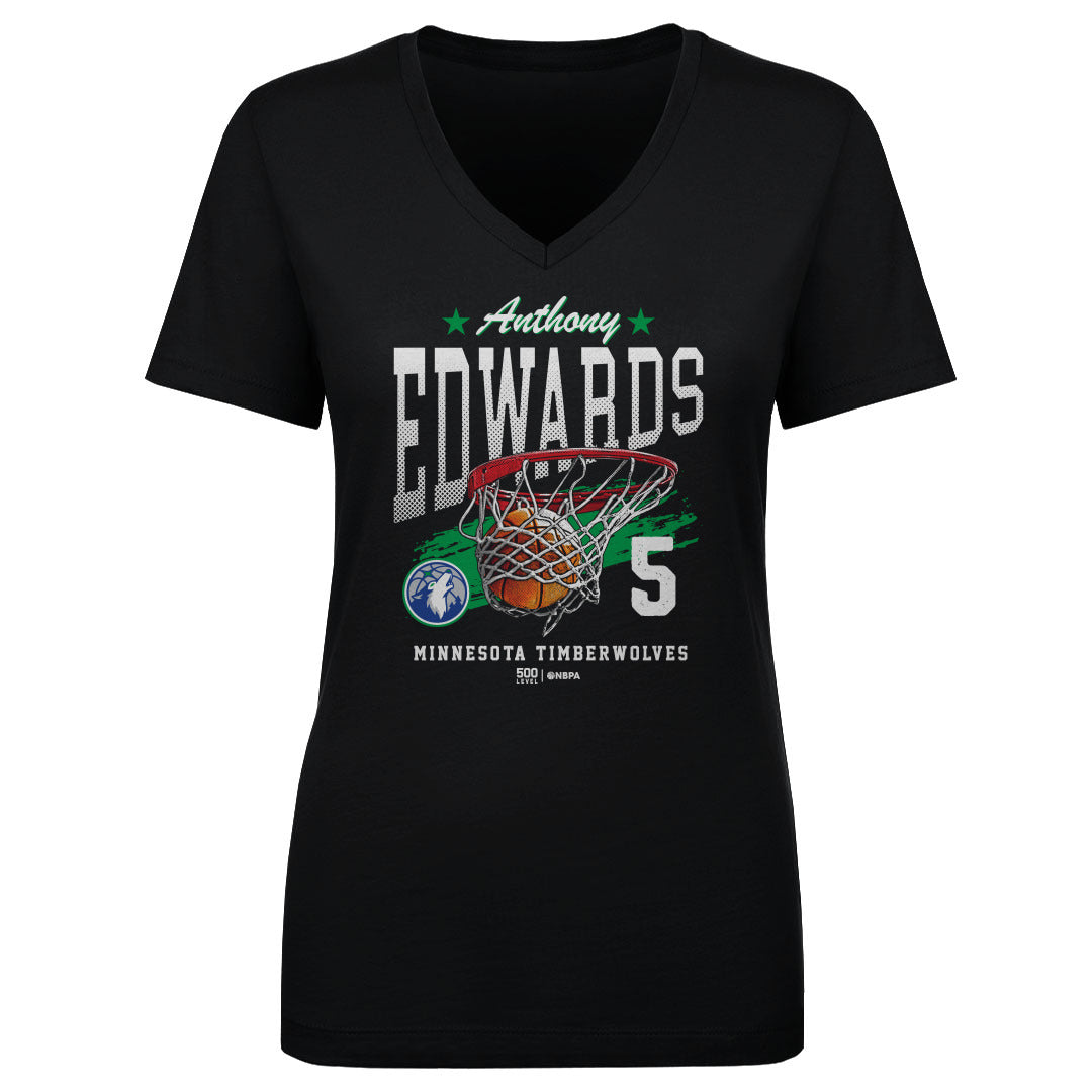 Anthony Edwards Women's V-Neck T-Shirt | 500 LEVEL