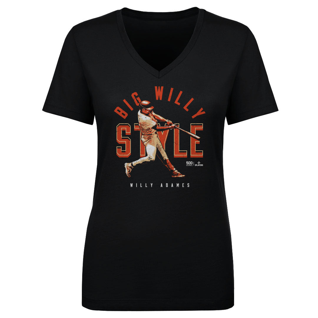 Willy Adames Women's V-Neck T-Shirt | 500 LEVEL