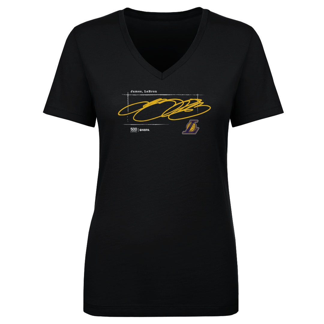 LeBron James Women's V-Neck T-Shirt | 500 LEVEL