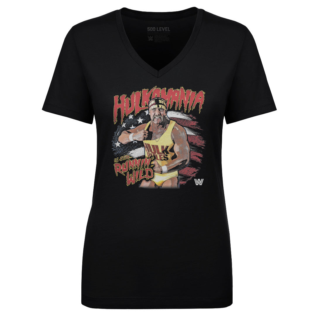 Hulk Hogan Women's V-Neck T-Shirt | 500 LEVEL