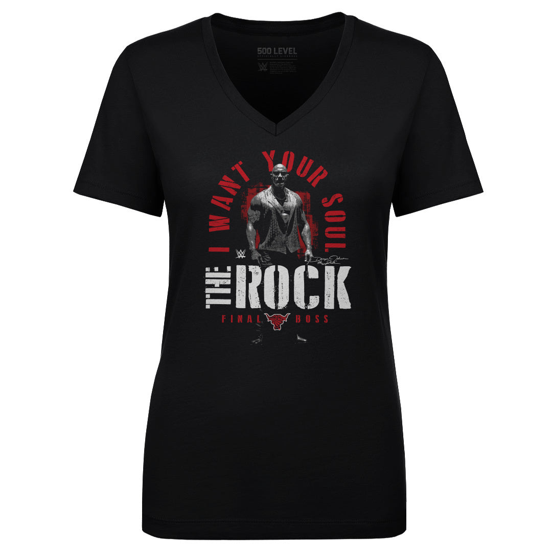 The Rock Women's V-Neck T-Shirt | 500 LEVEL