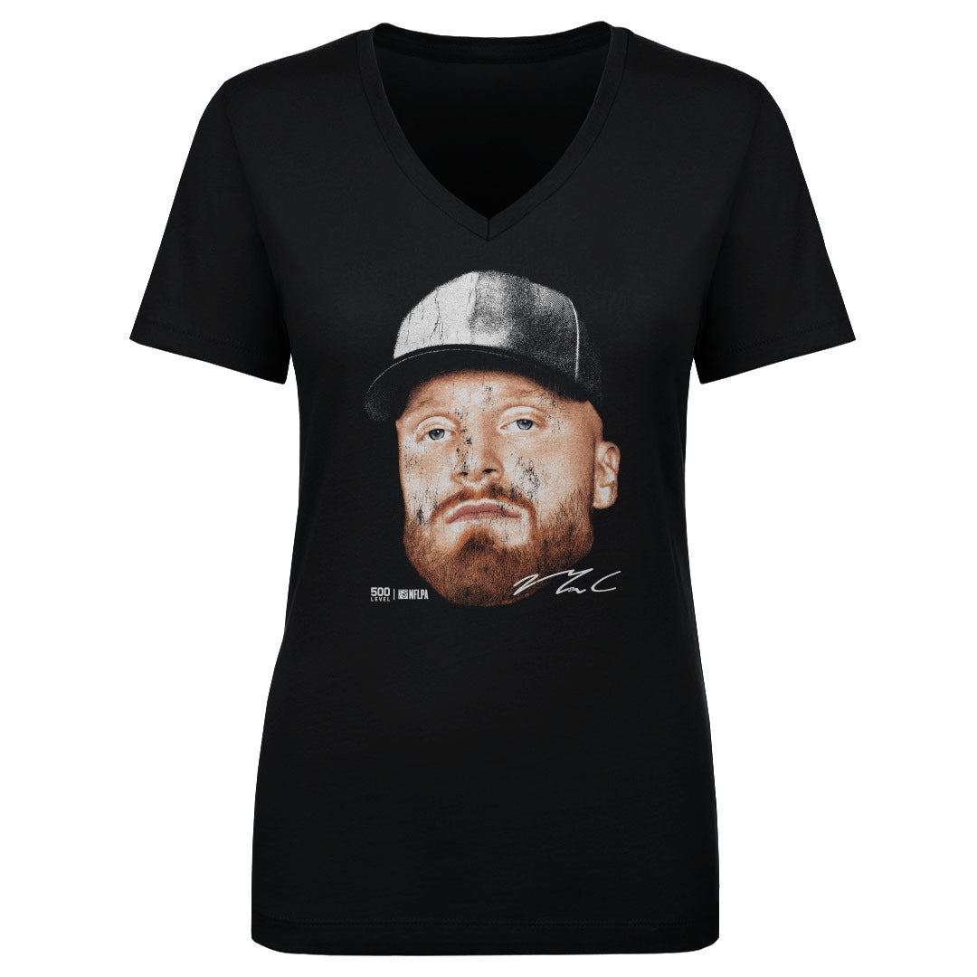 Maxx Crosby Women's V-Neck T-Shirt | 500 LEVEL