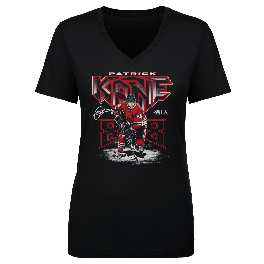 Patrick Kane Women's V-Neck T-Shirt | 500 LEVEL
