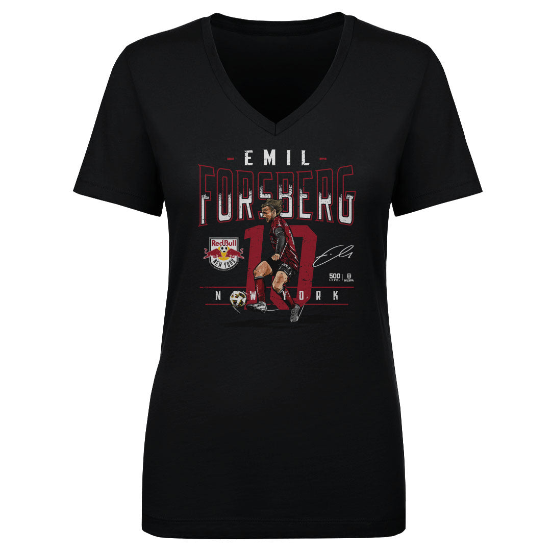 Emil Forsberg Women's V-Neck T-Shirt | 500 LEVEL