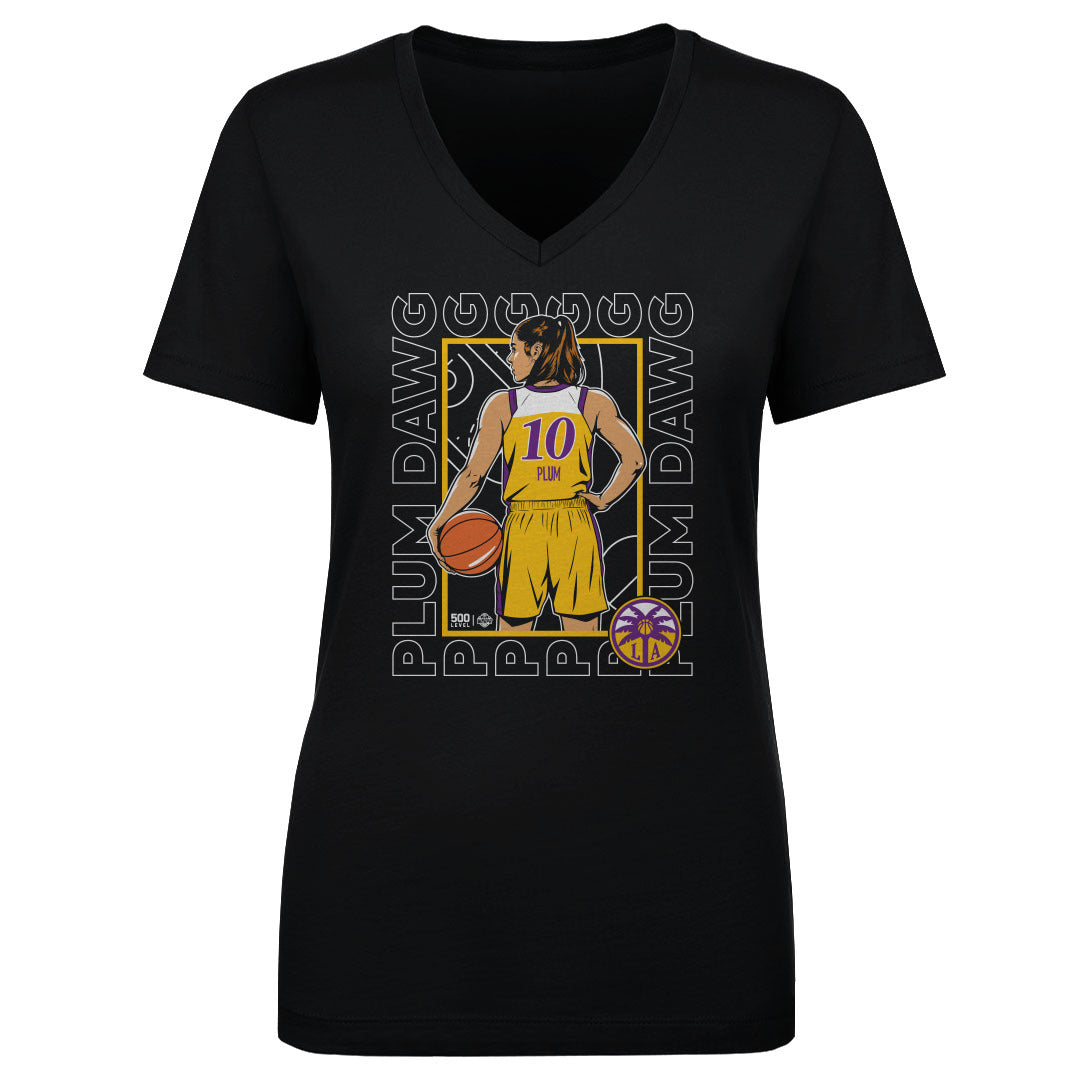 Kelsey Plum Women's V-Neck T-Shirt | 500 LEVEL