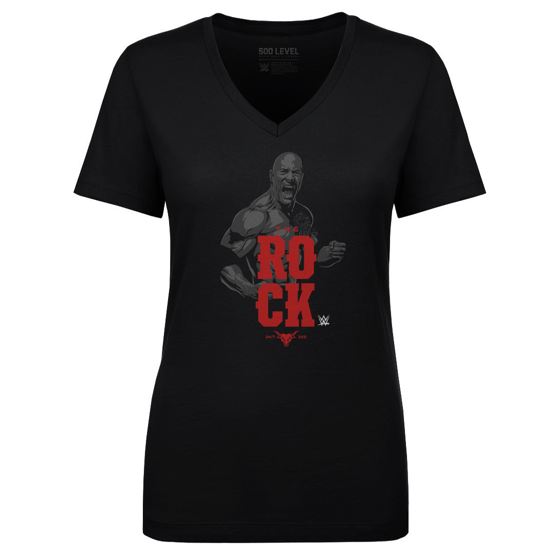 The Rock Women's V-Neck T-Shirt | 500 LEVEL
