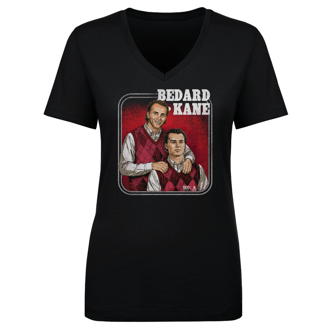 Connor Bedard Women's V-Neck T-Shirt | 500 LEVEL