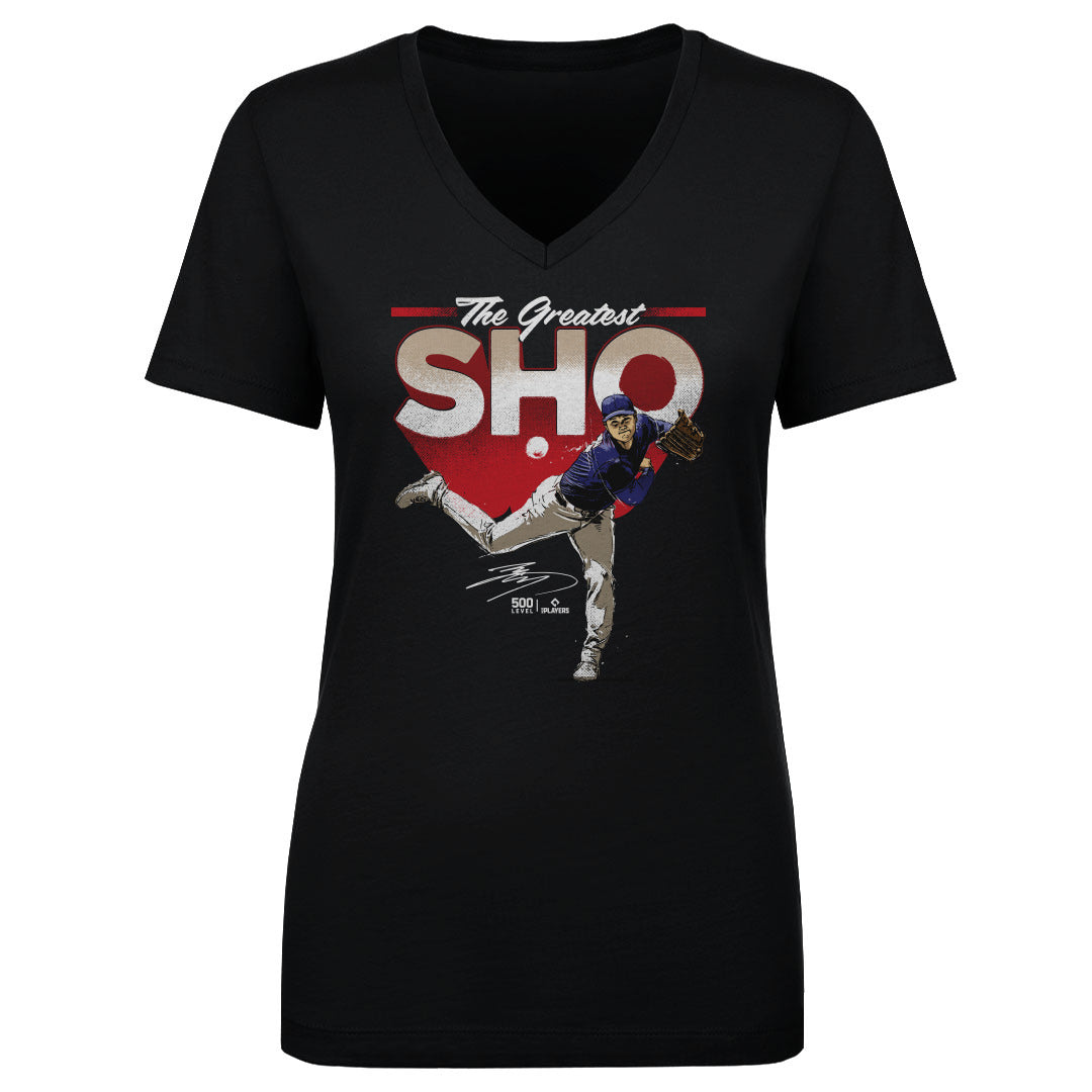 Shohei Ohtani Women's V-Neck T-Shirt | 500 LEVEL