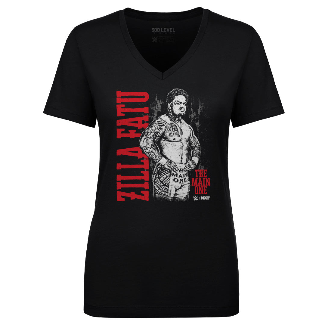 Zilla Fatu Women's V-Neck T-Shirt | 500 LEVEL