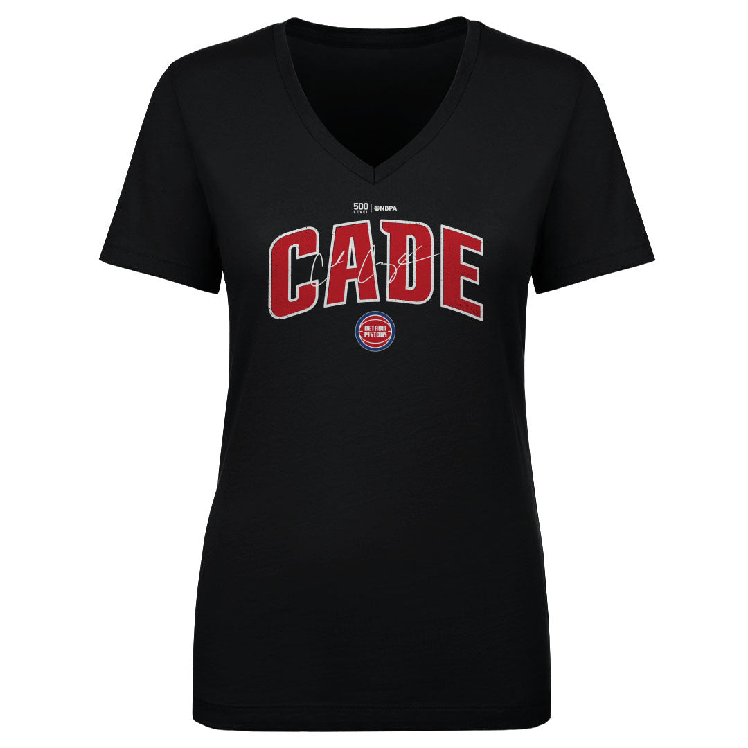 Cade Cunningham Women's V-Neck T-Shirt | 500 LEVEL