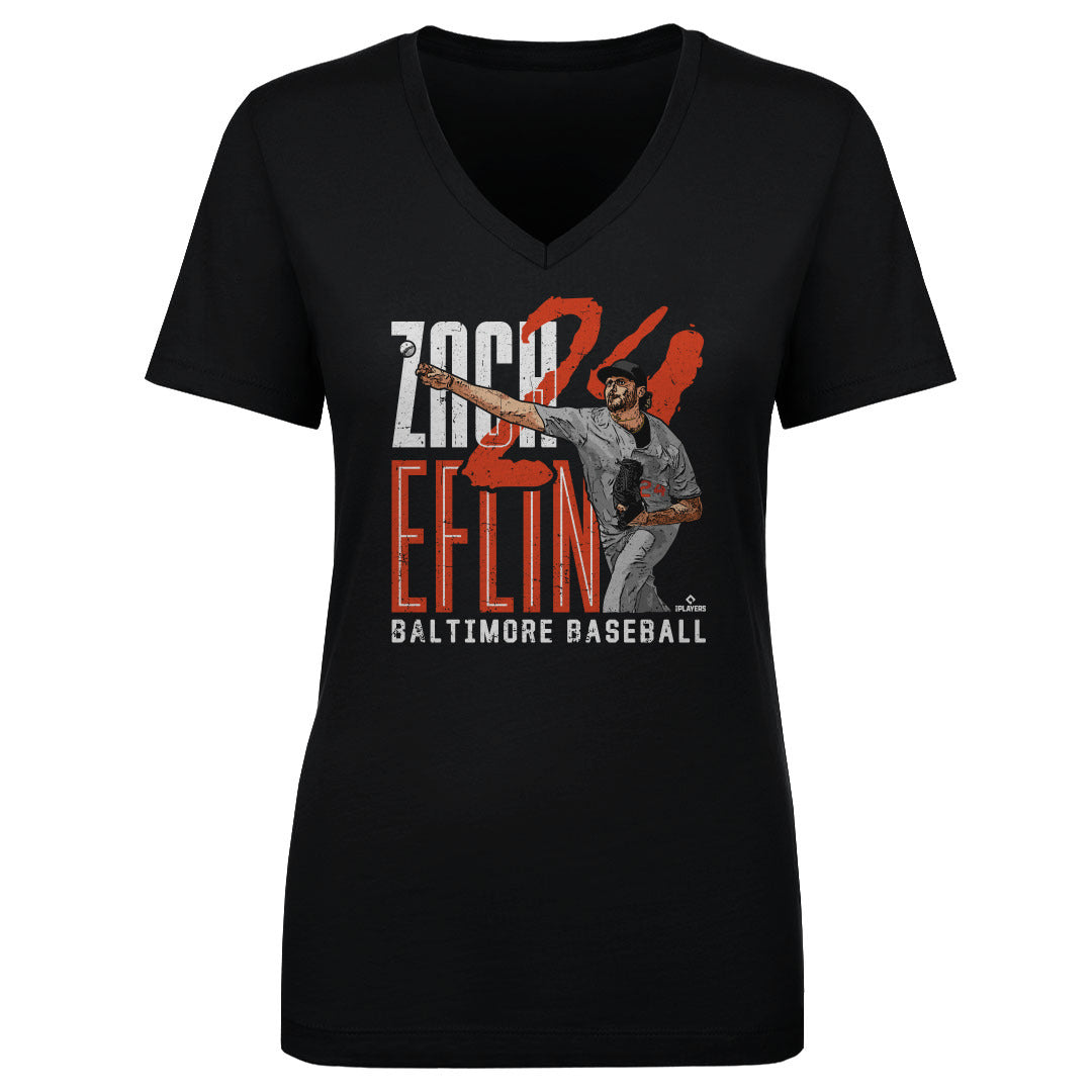 Zach Eflin Women's V-Neck T-Shirt | 500 LEVEL