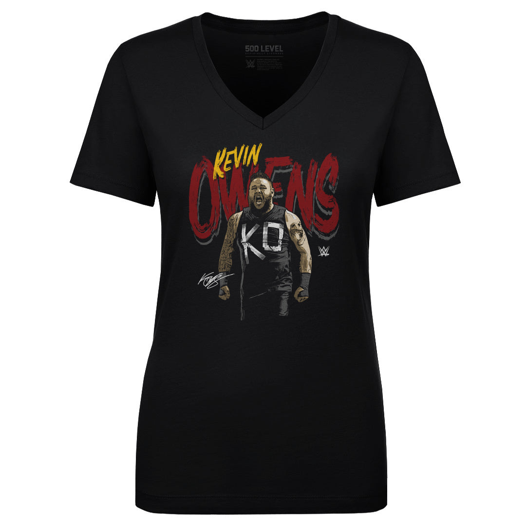 Kevin Owens Women's V-Neck T-Shirt | 500 LEVEL