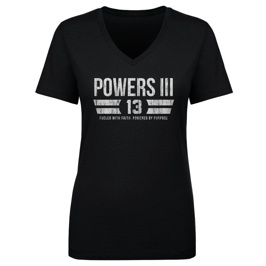 Reggie Powers III Women's V-Neck T-Shirt | 500 LEVEL