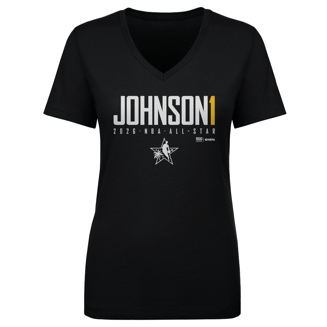 Jalen Johnson Women's V-Neck T-Shirt | 500 LEVEL