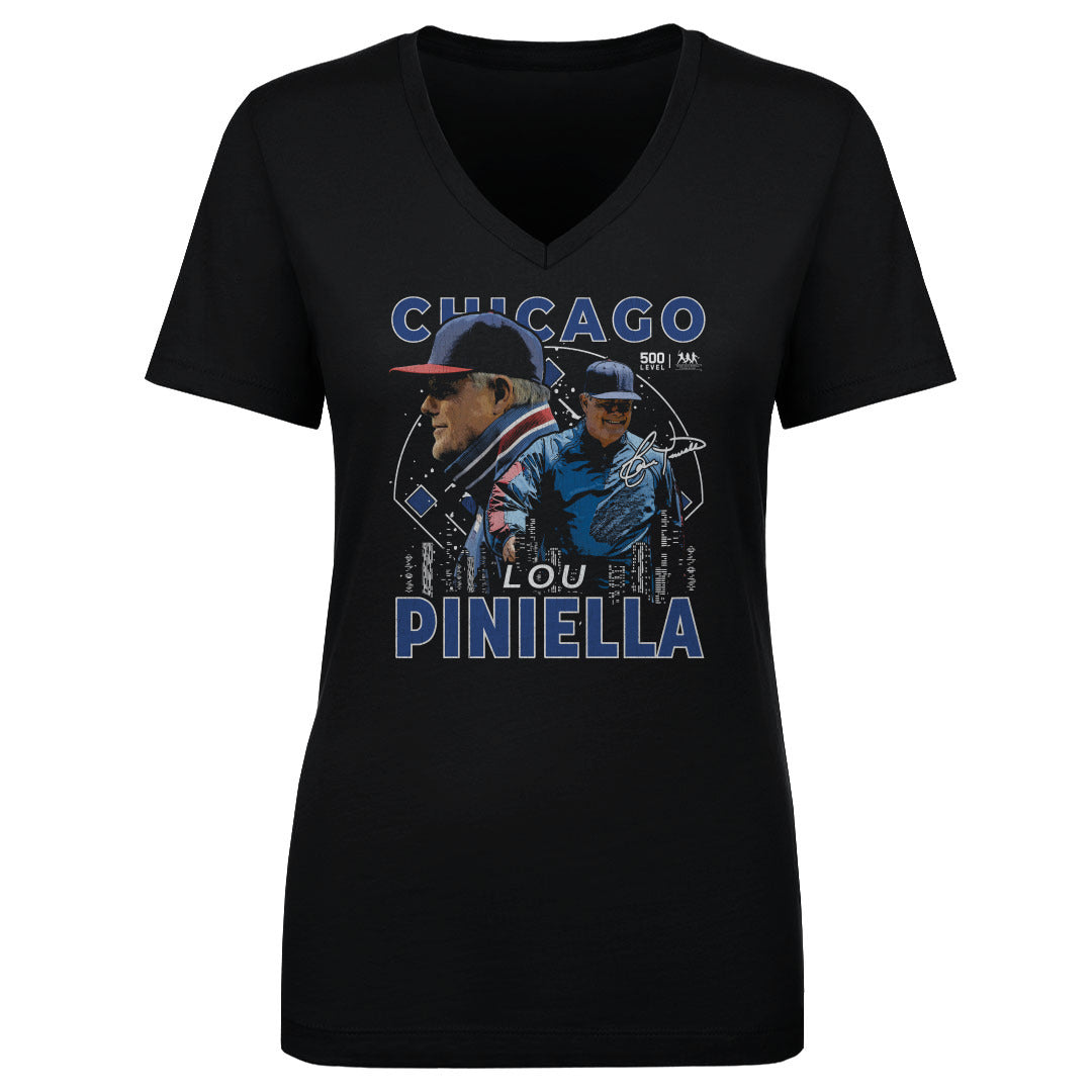 Lou Piniella Women's V-Neck T-Shirt | 500 LEVEL