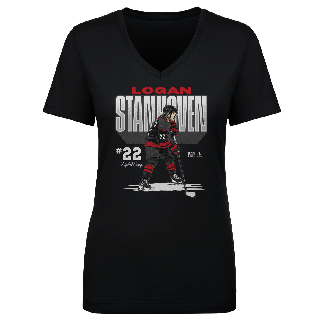 Logan Stankoven Women's V-Neck T-Shirt | 500 LEVEL