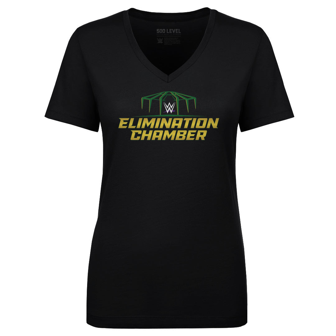 Elimination Chamber Women's V-Neck T-Shirt | 500 LEVEL