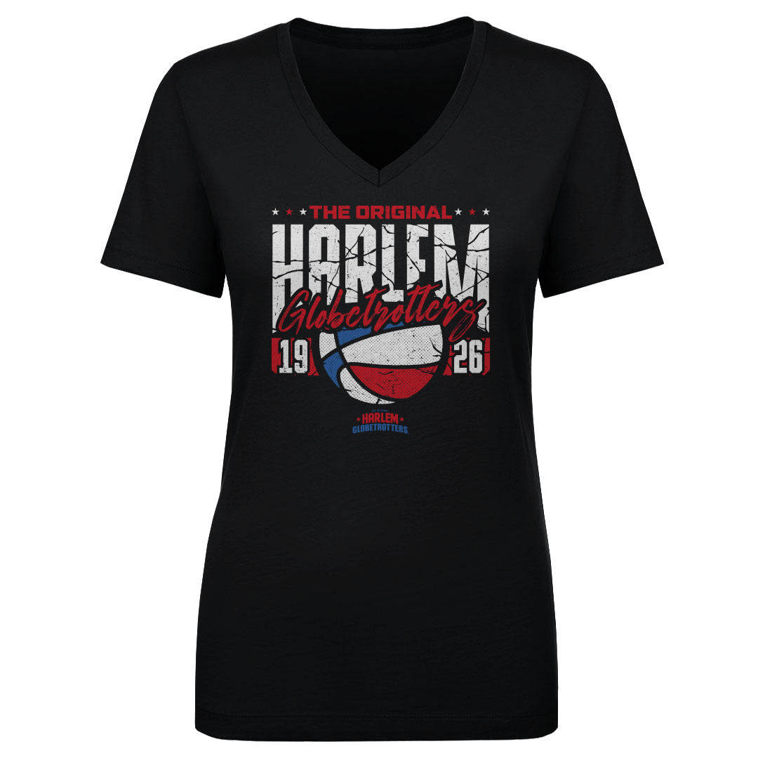 Harlem Globetrotters Women's V-Neck T-Shirt | 500 LEVEL