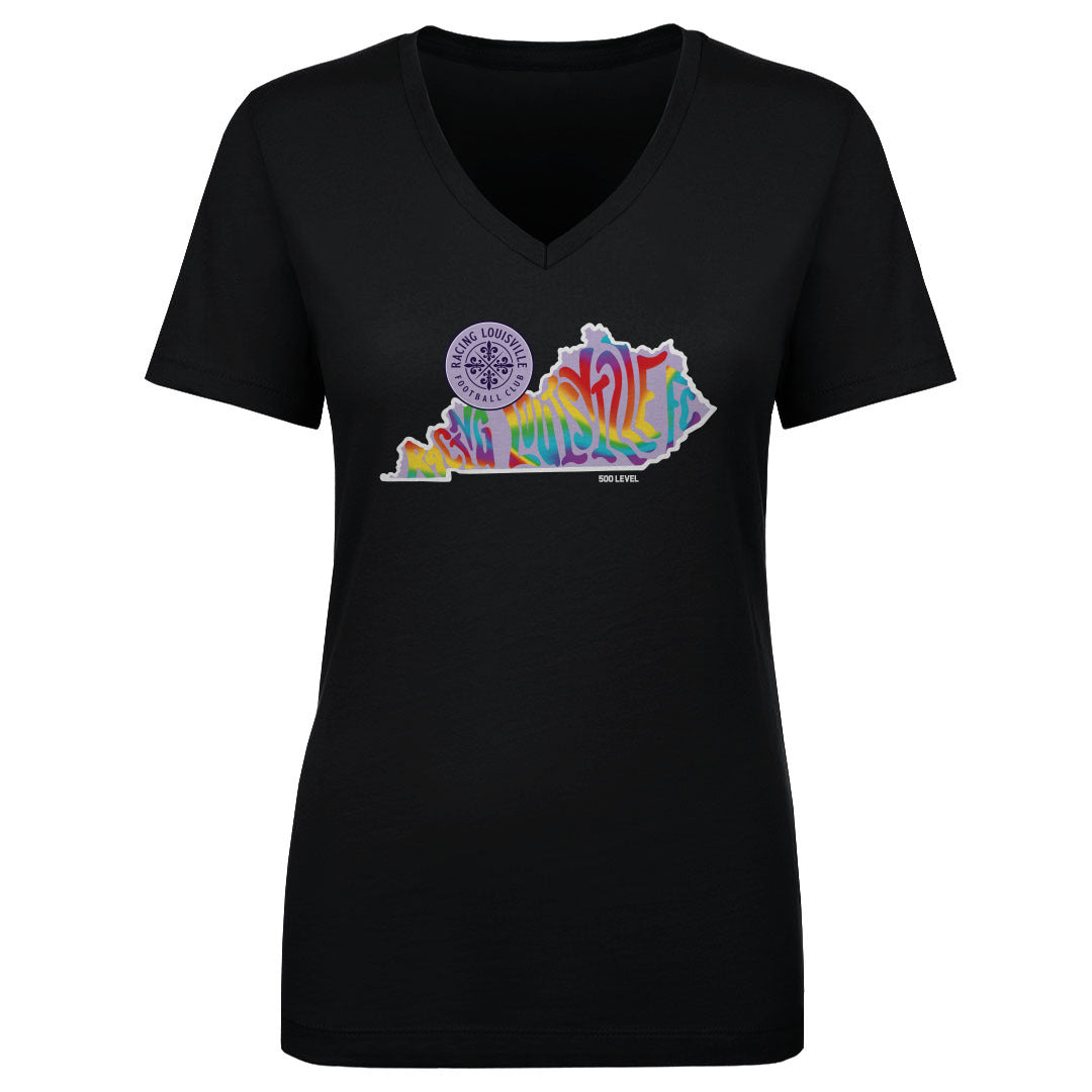 Racing Louisville FC Women's V-Neck T-Shirt | 500 LEVEL