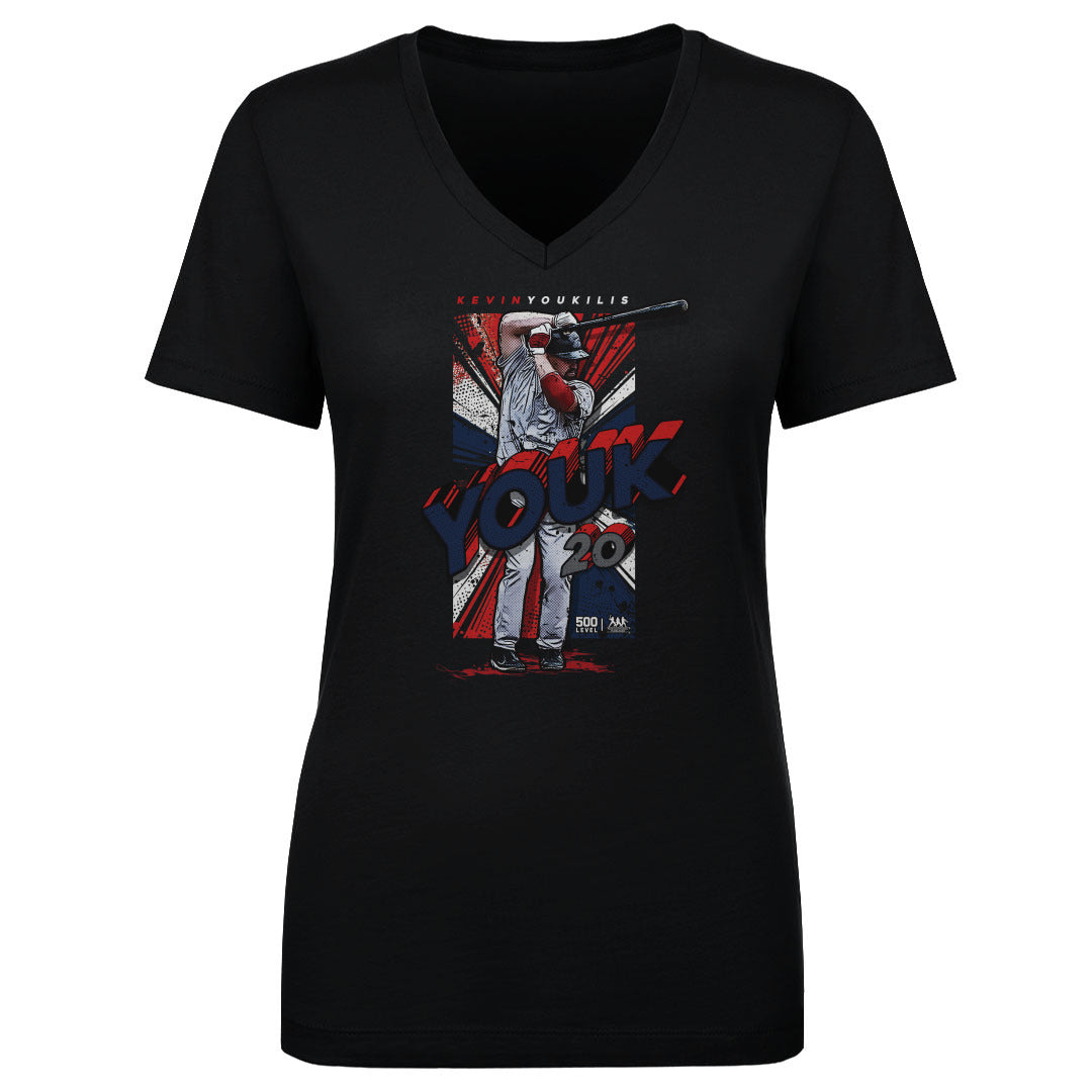 Kevin Youkilis Women's V-Neck T-Shirt | 500 LEVEL