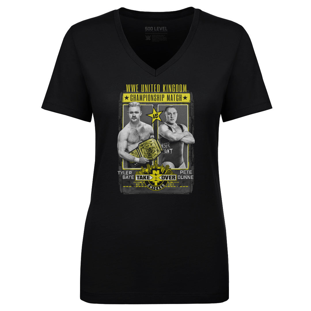 NXT Take Over Women's V-Neck T-Shirt | 500 LEVEL