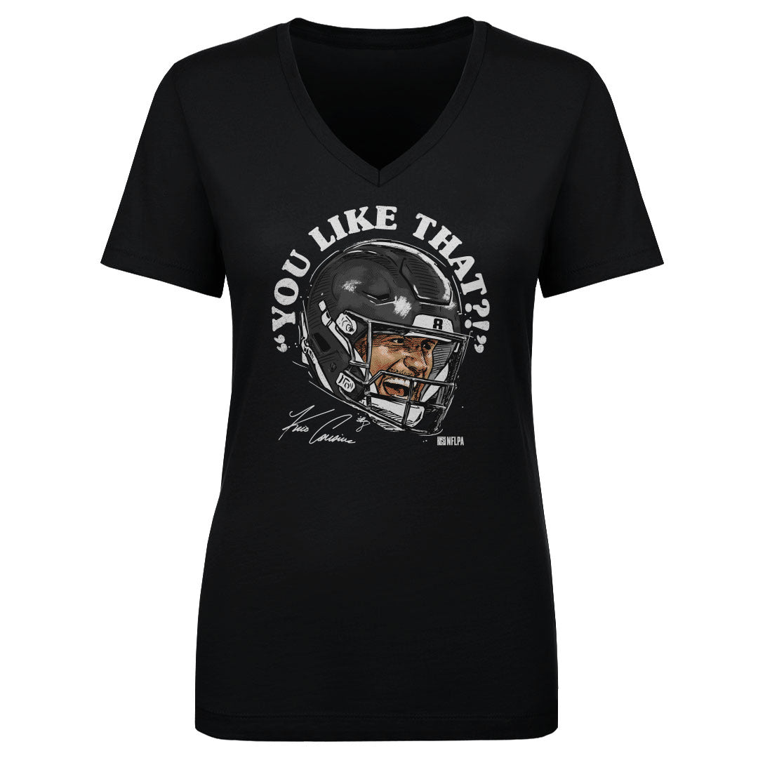 Kirk Cousins Women's V-Neck T-Shirt | 500 LEVEL