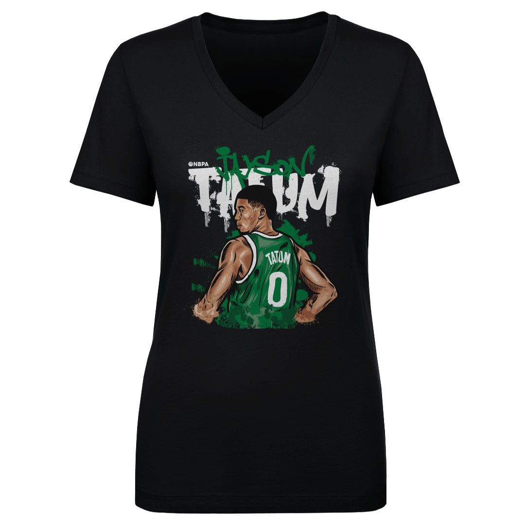 Jayson Tatum Women's V-Neck T-Shirt | 500 LEVEL