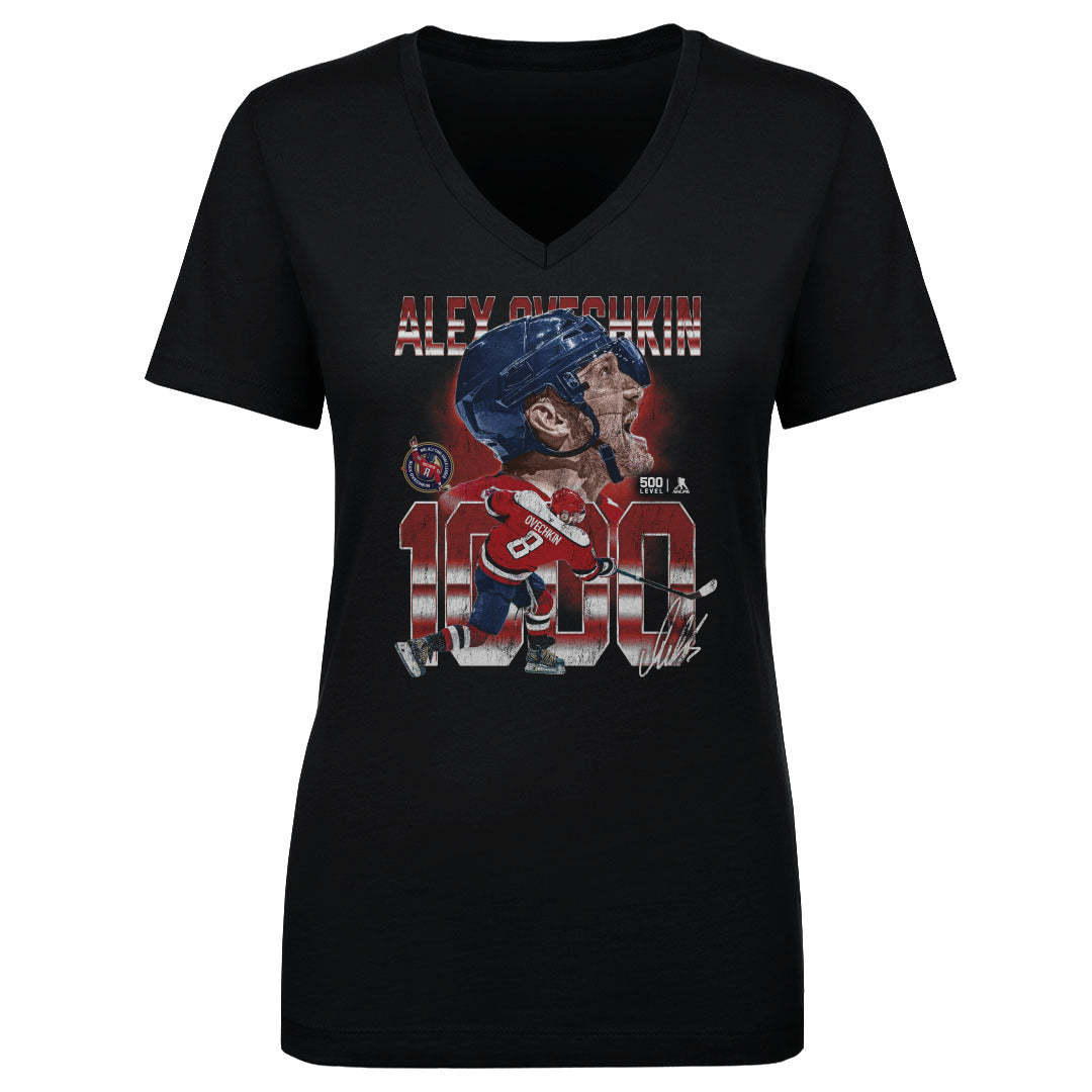 Alex Ovechkin Women's V-Neck T-Shirt | 500 LEVEL