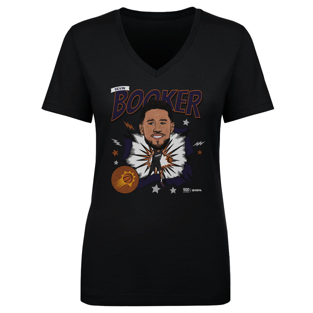 Devin Booker Women's V-Neck T-Shirt | 500 LEVEL