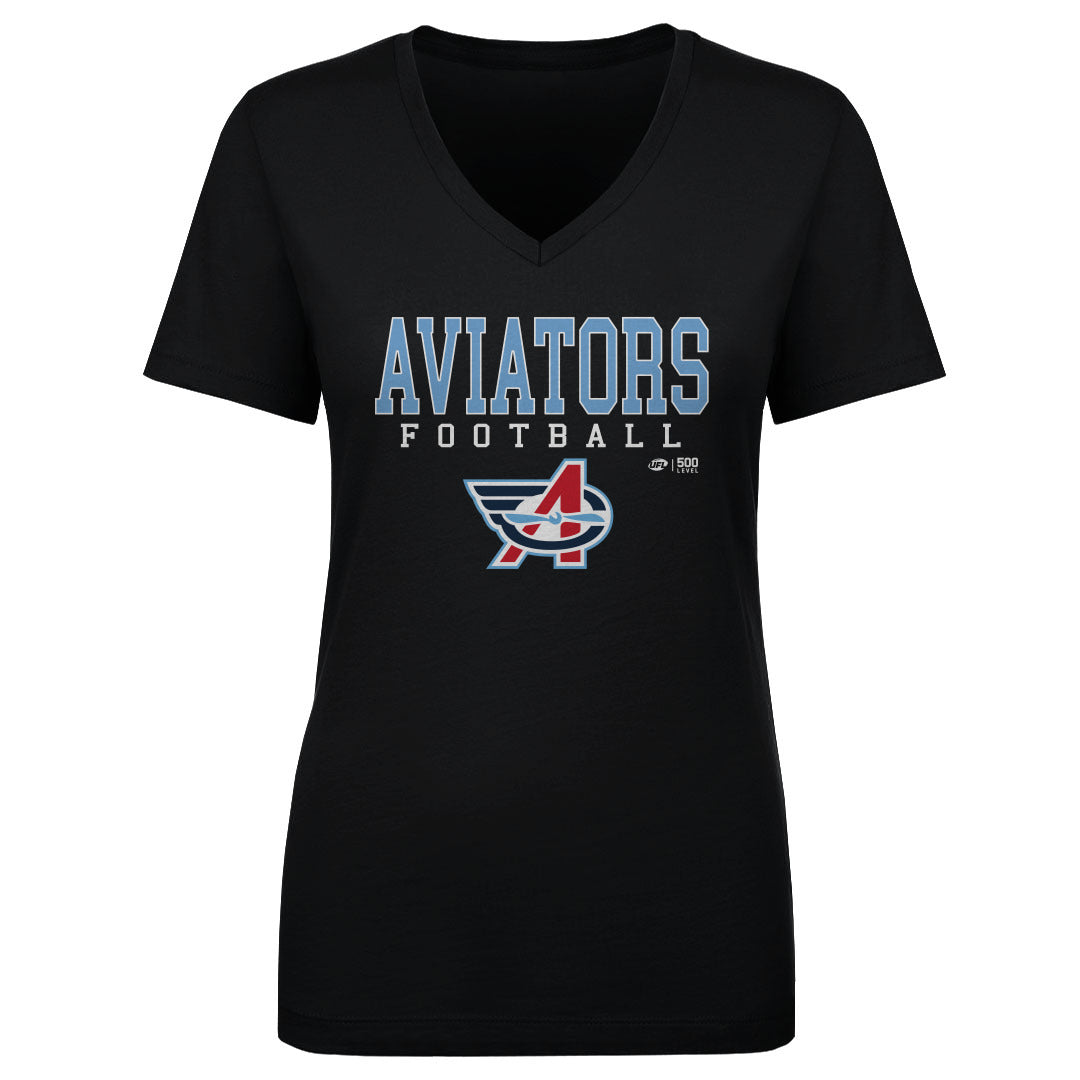 Columbus Aviators Women's V-Neck T-Shirt | 500 LEVEL