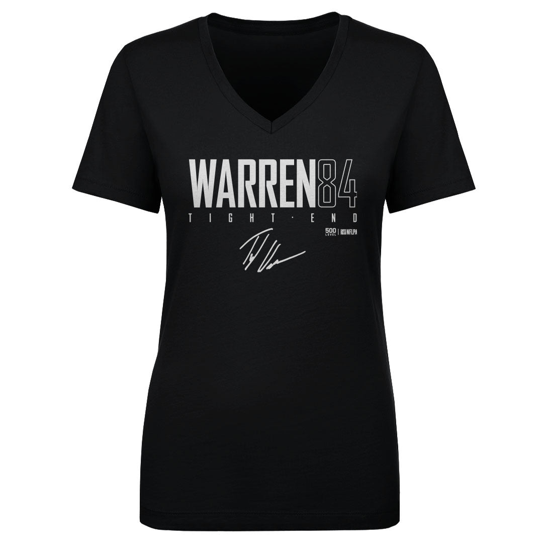 Tyler Warren Women's V-Neck T-Shirt | 500 LEVEL