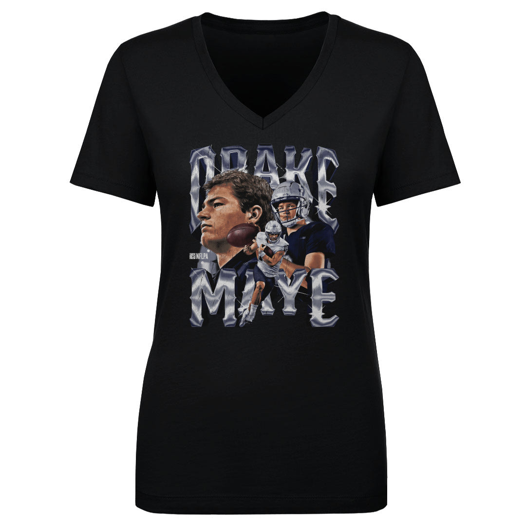 Drake Maye Women's V-Neck T-Shirt | 500 LEVEL