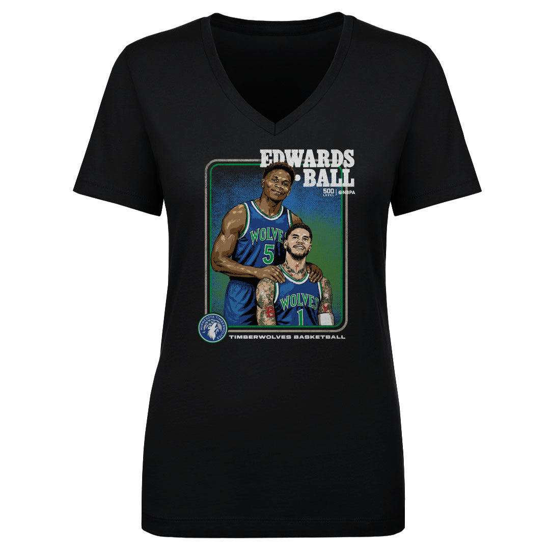 Anthony Edwards Women's V-Neck T-Shirt | 500 LEVEL