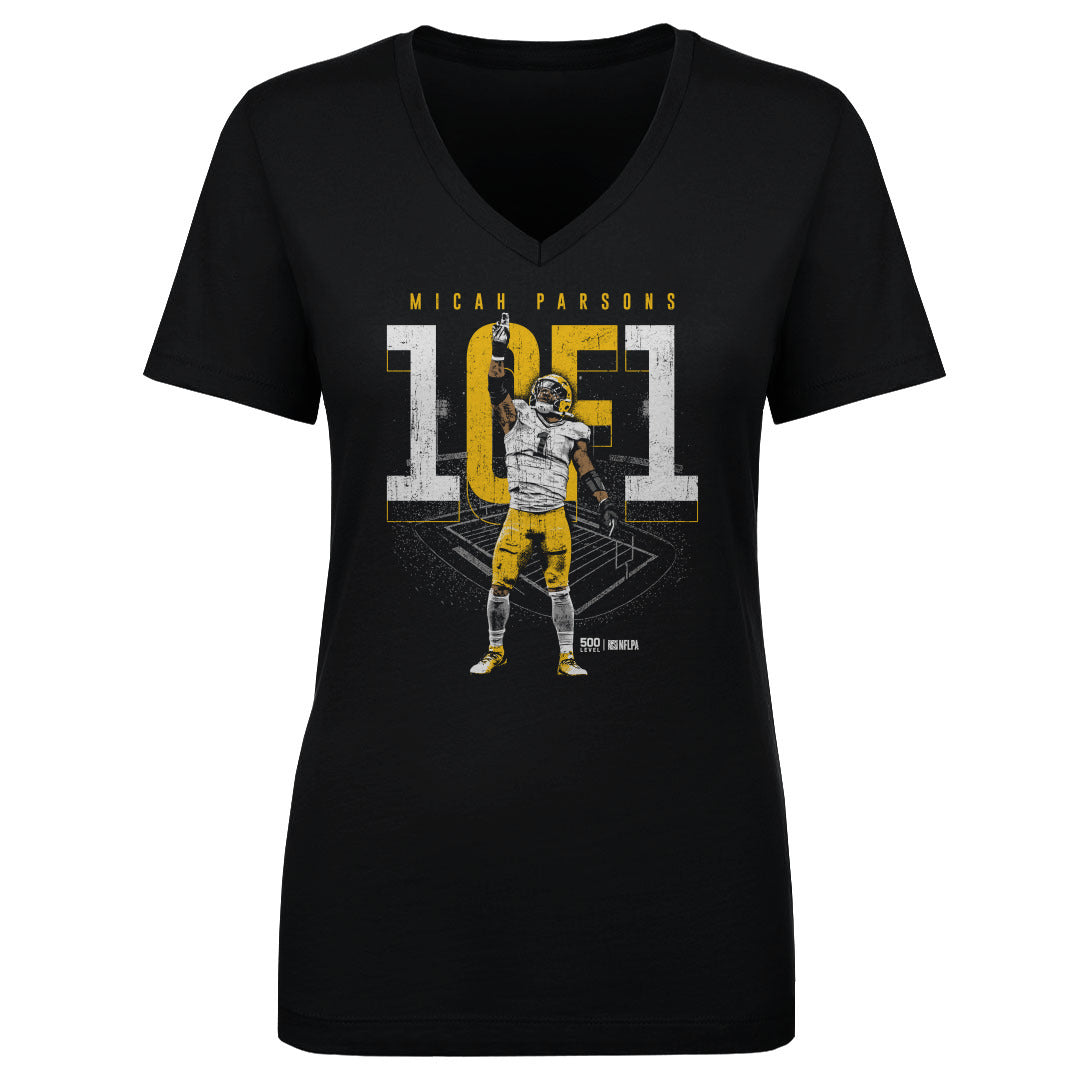 MIcah Parsons Women's V-Neck T-Shirt | 500 LEVEL