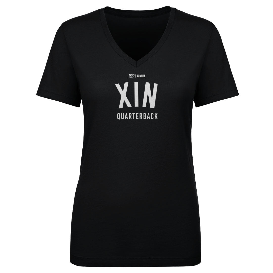Bo Nix Women's V-Neck T-Shirt | 500 LEVEL