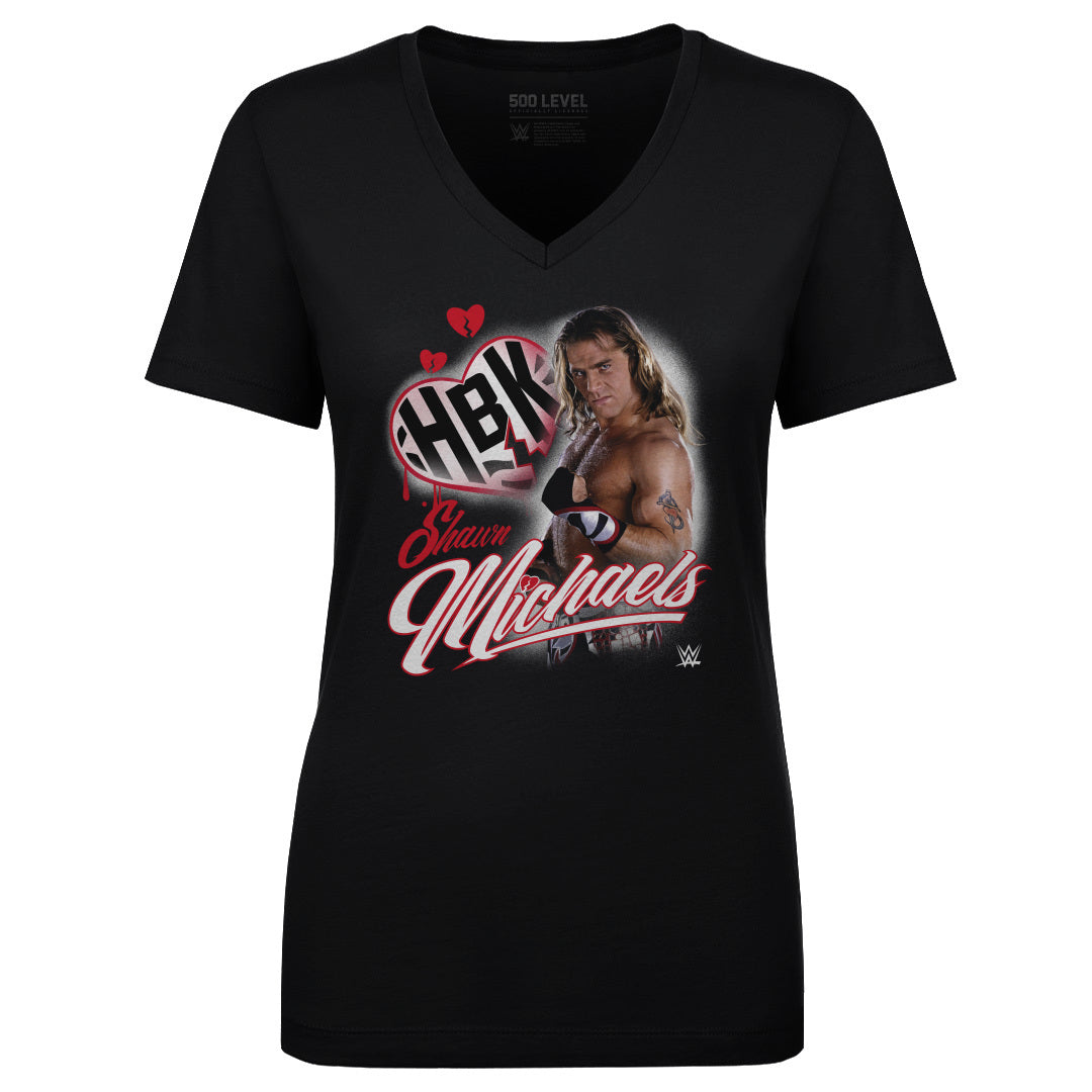 Shawn Michaels Women's V-Neck T-Shirt | 500 LEVEL