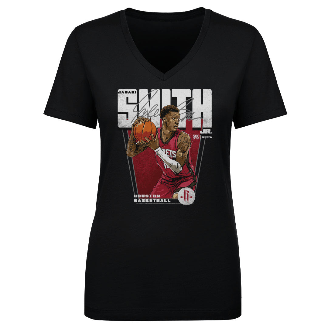 Jabari Smith Jr. Women's V-Neck T-Shirt | 500 LEVEL