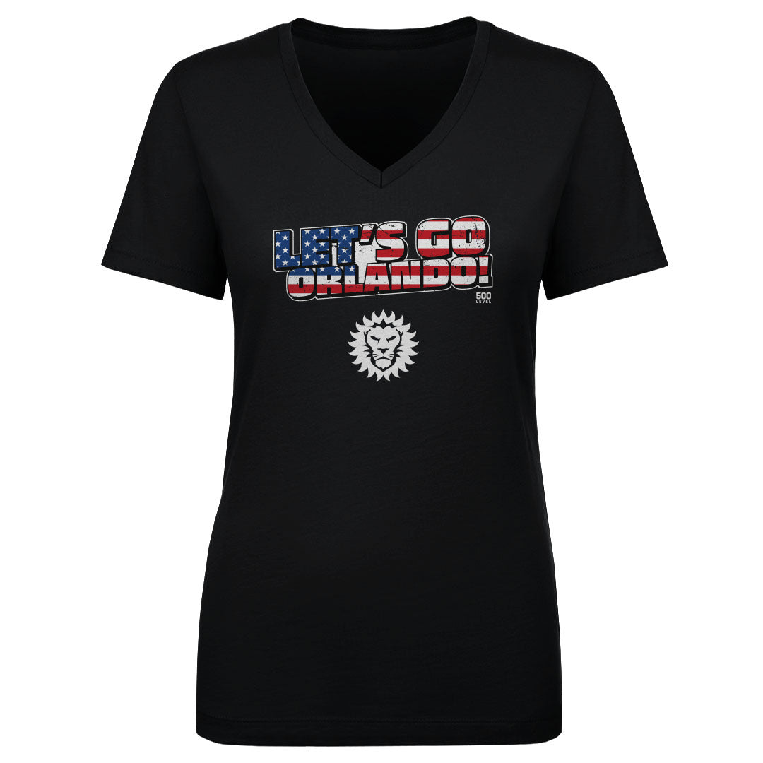 Orlando City Women's V-Neck T-Shirt | 500 LEVEL