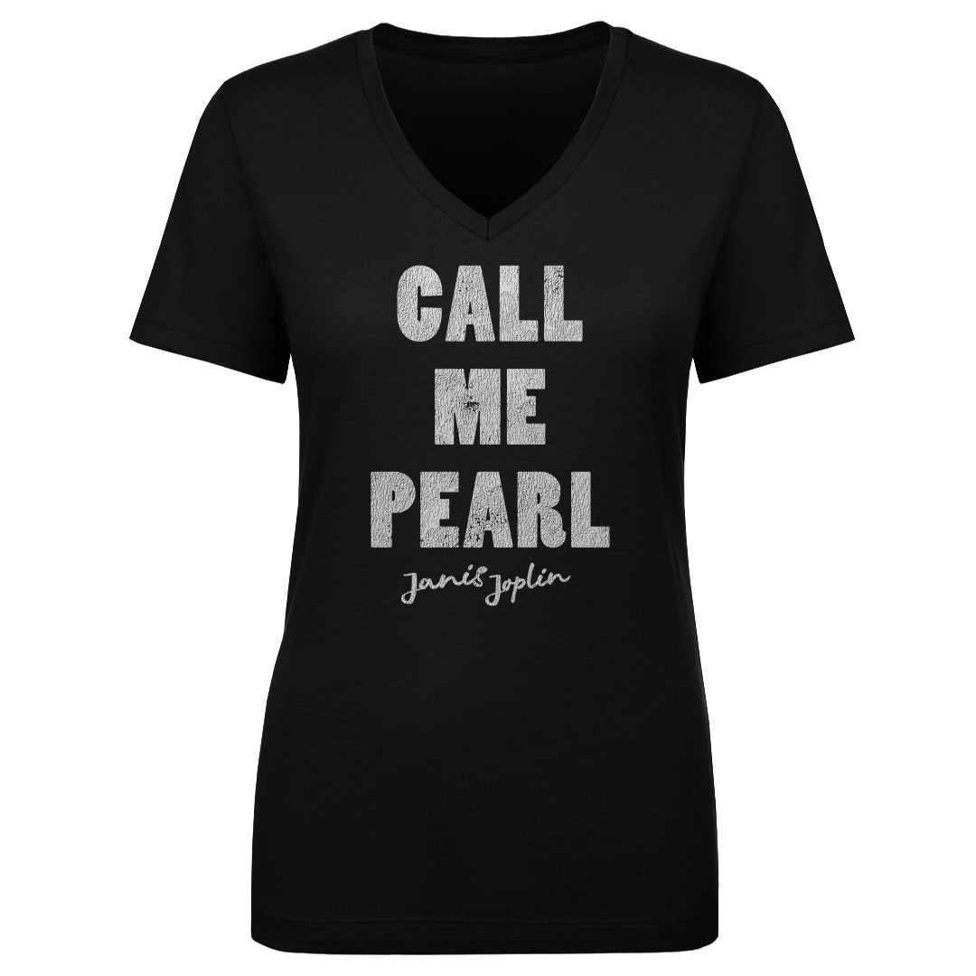 Janis Joplin Women's V-Neck T-Shirt | 500 LEVEL
