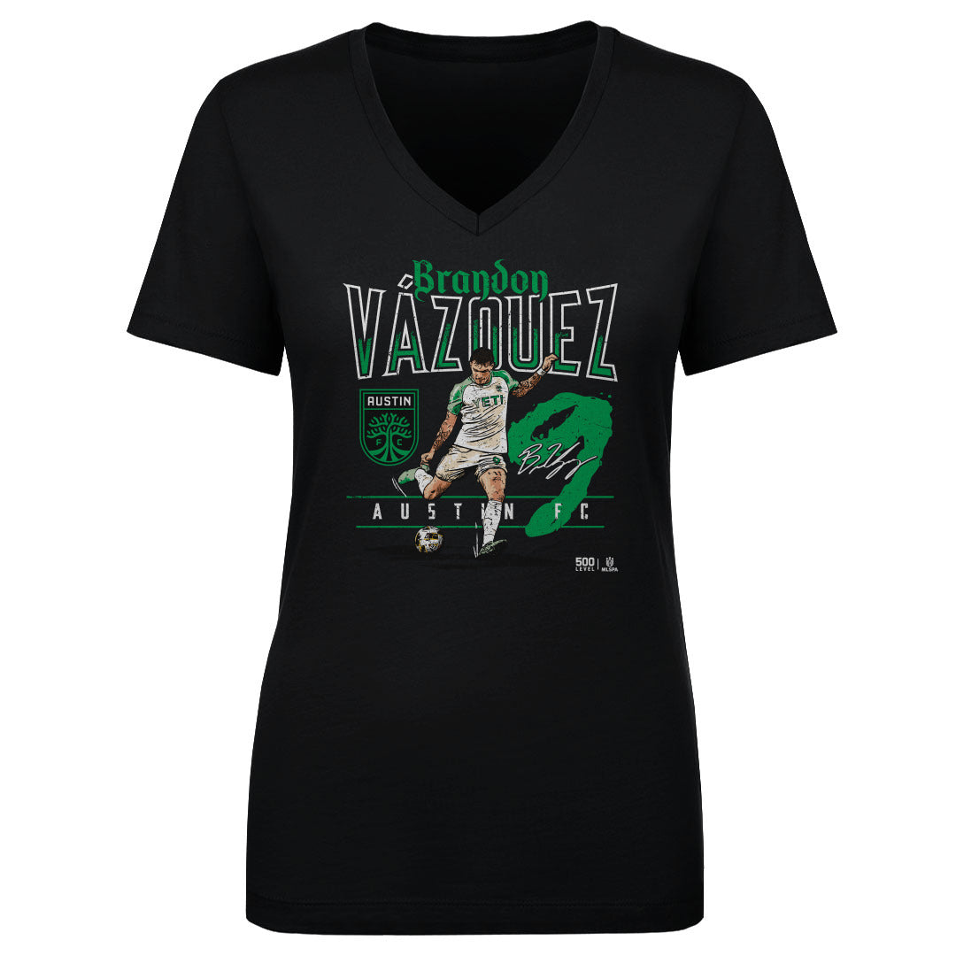 Brandon Vazquez Women's V-Neck T-Shirt | 500 LEVEL