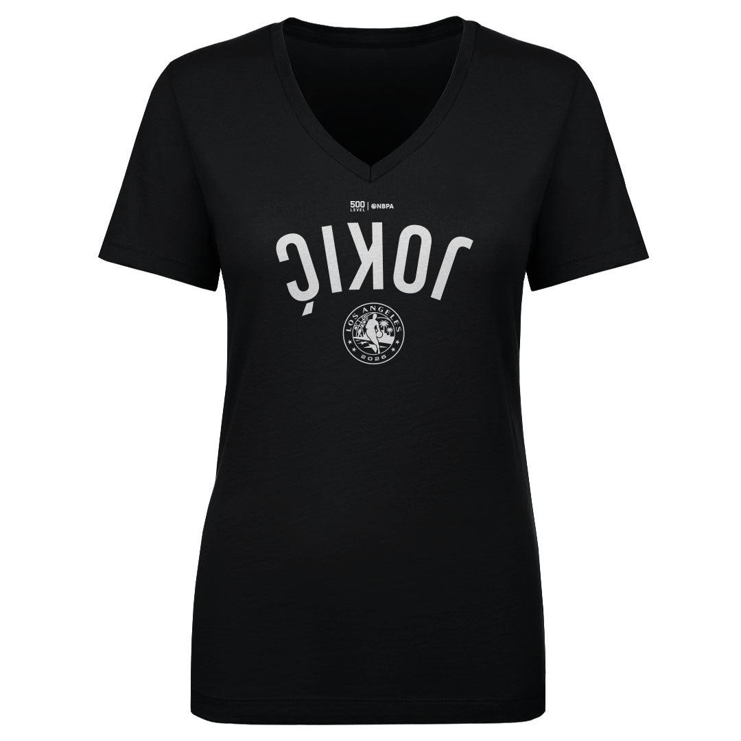 Nikola Jokic Women's V-Neck T-Shirt | 500 LEVEL