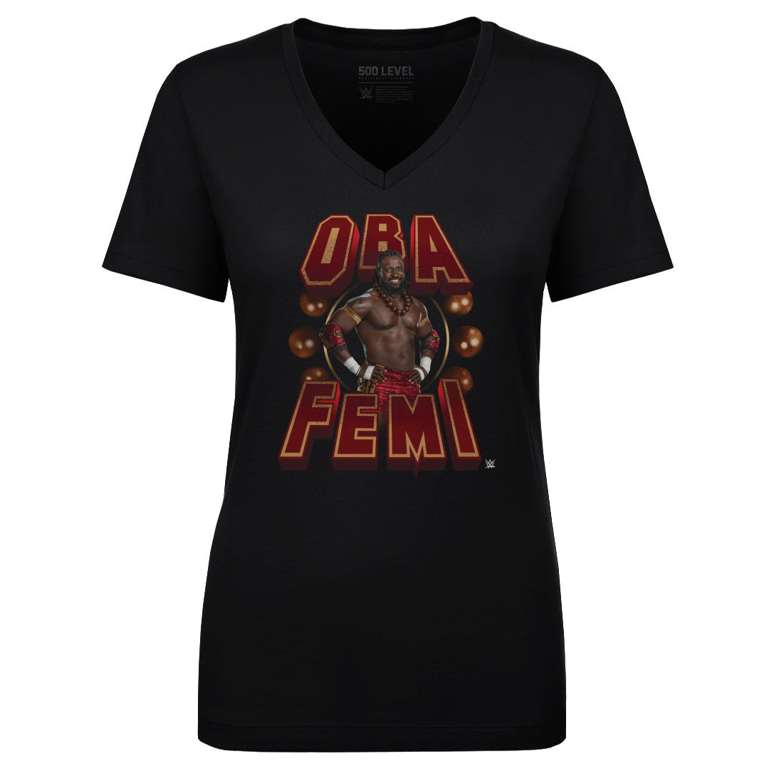 Oba Femi Women's V-Neck T-Shirt | 500 LEVEL
