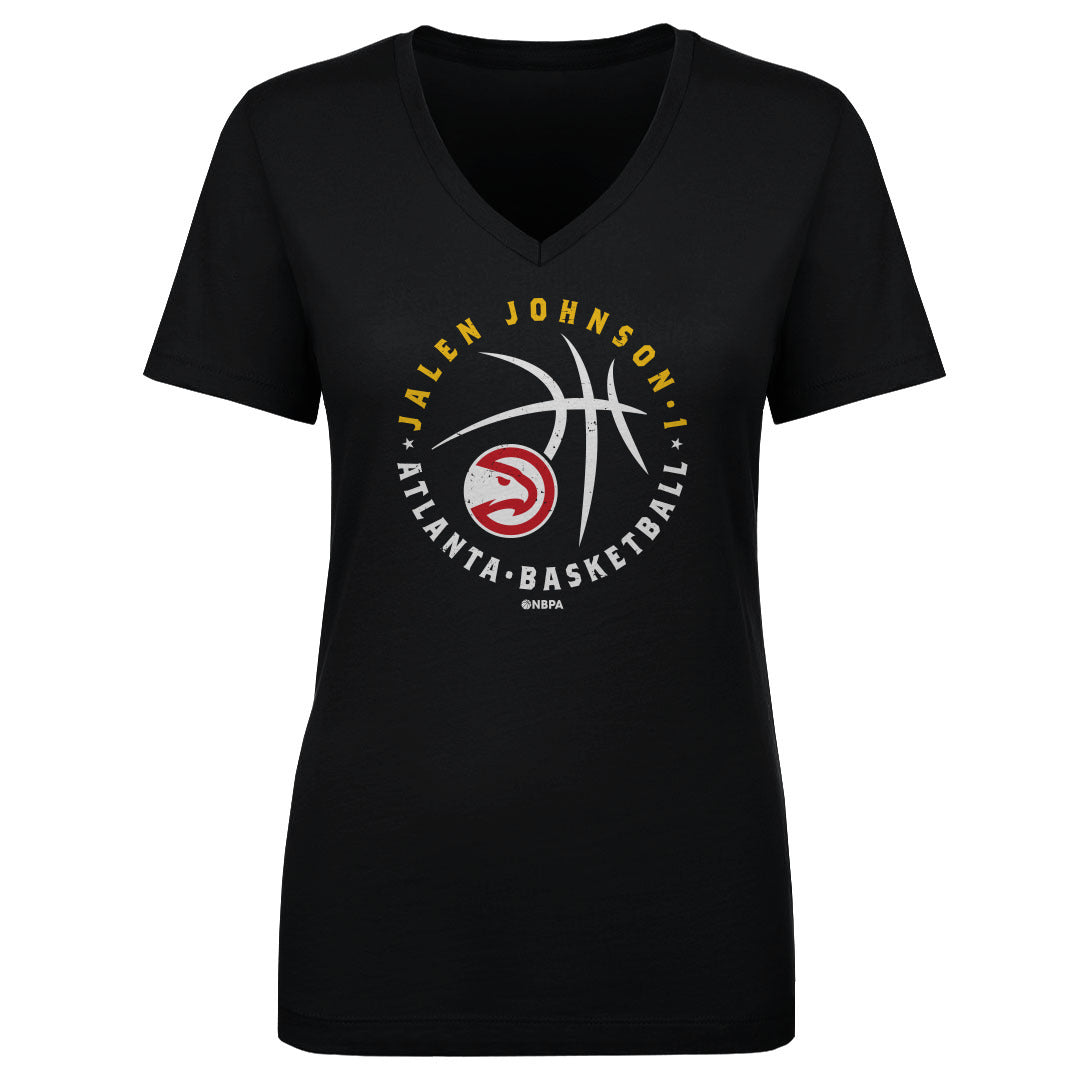 Jalen Johnson Women's V-Neck T-Shirt | 500 LEVEL