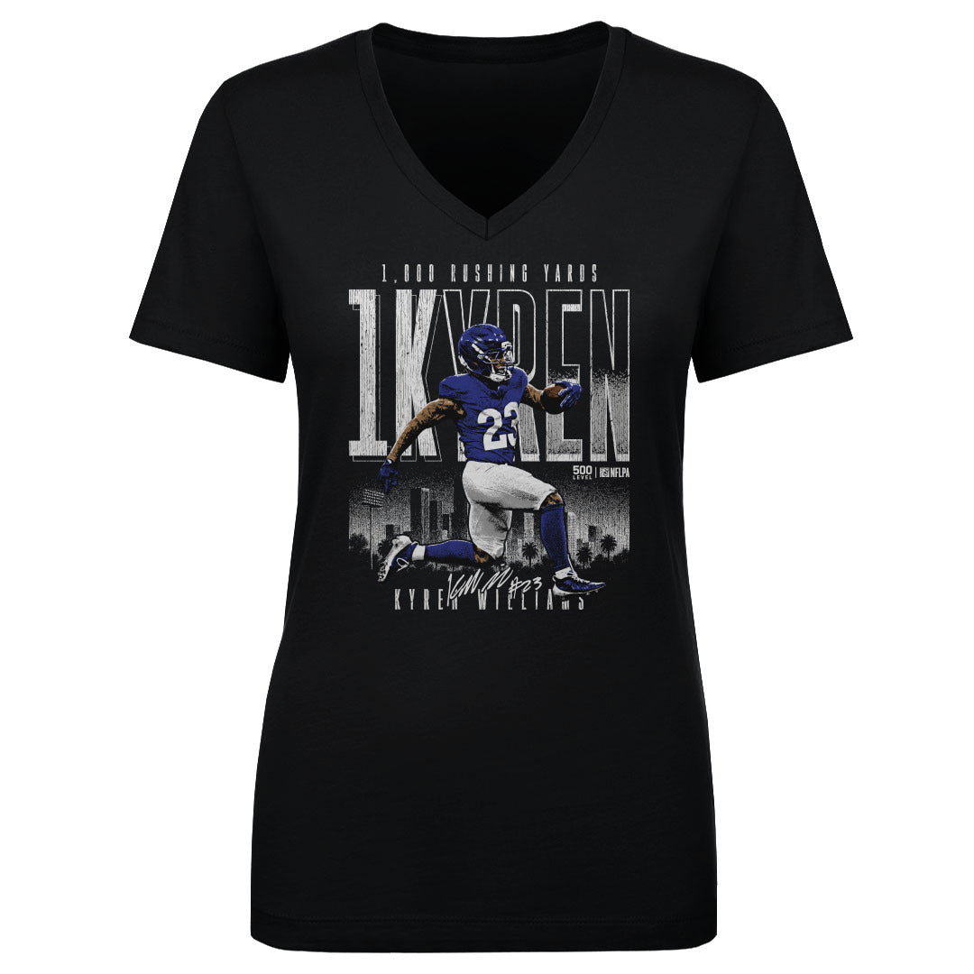 Kyren Williams Women's V-Neck T-Shirt | 500 LEVEL