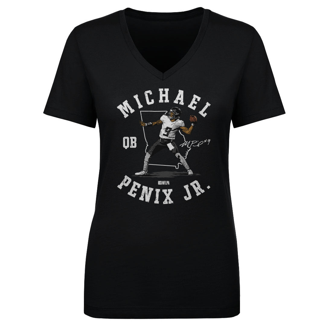 Michael Penix Jr. Women's V-Neck T-Shirt | 500 LEVEL