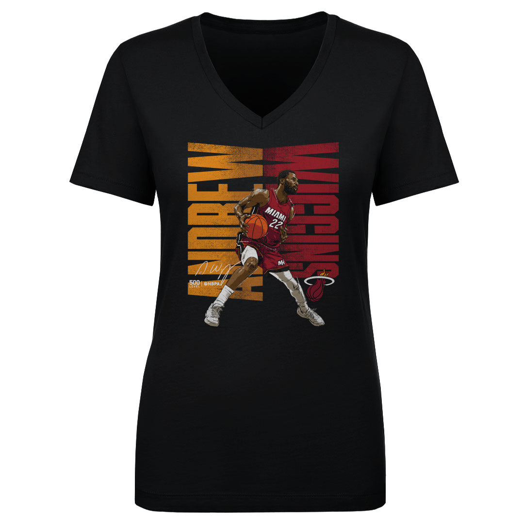 Andrew Wiggins Women's V-Neck T-Shirt | 500 LEVEL