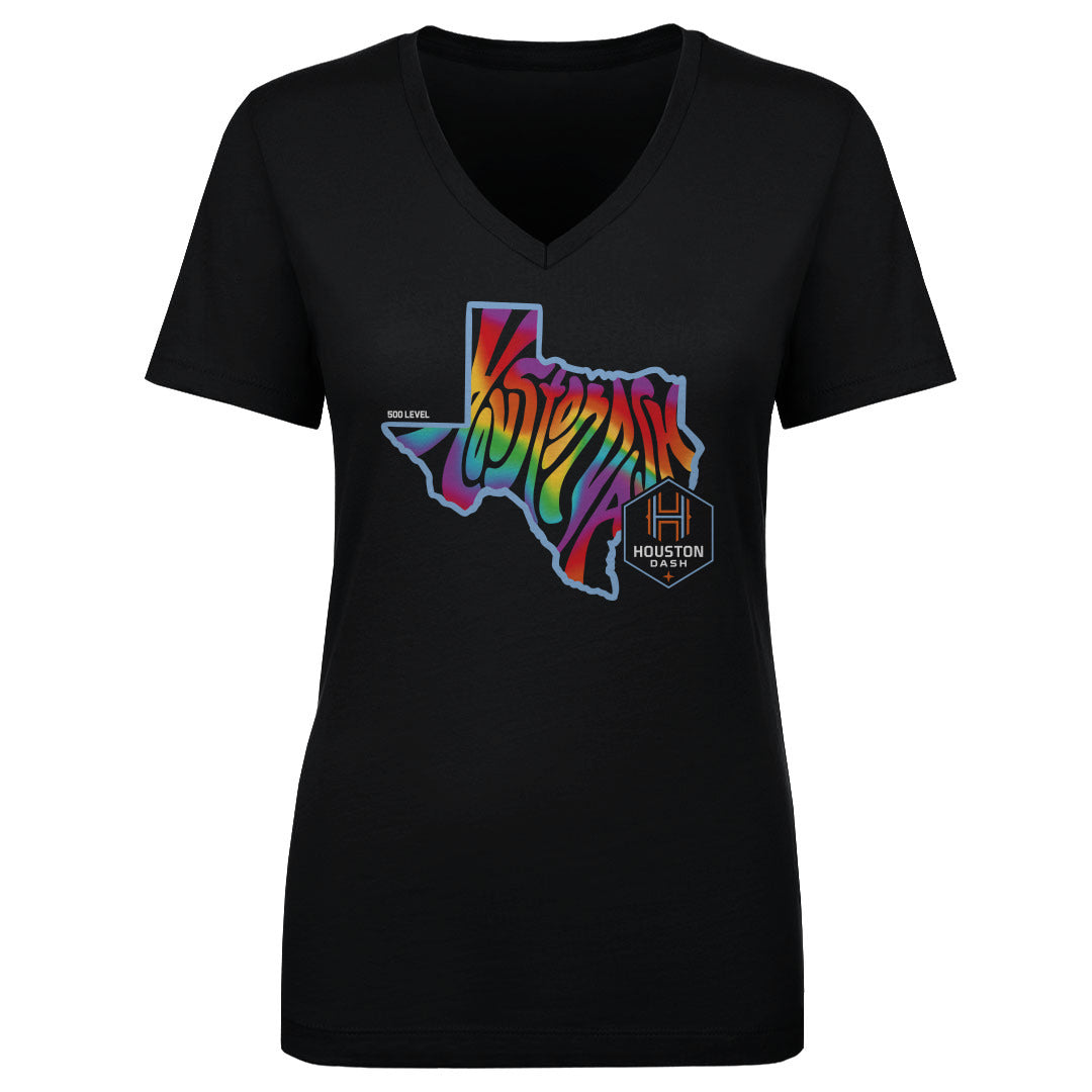 Houston Dash Women's V-Neck T-Shirt | 500 LEVEL