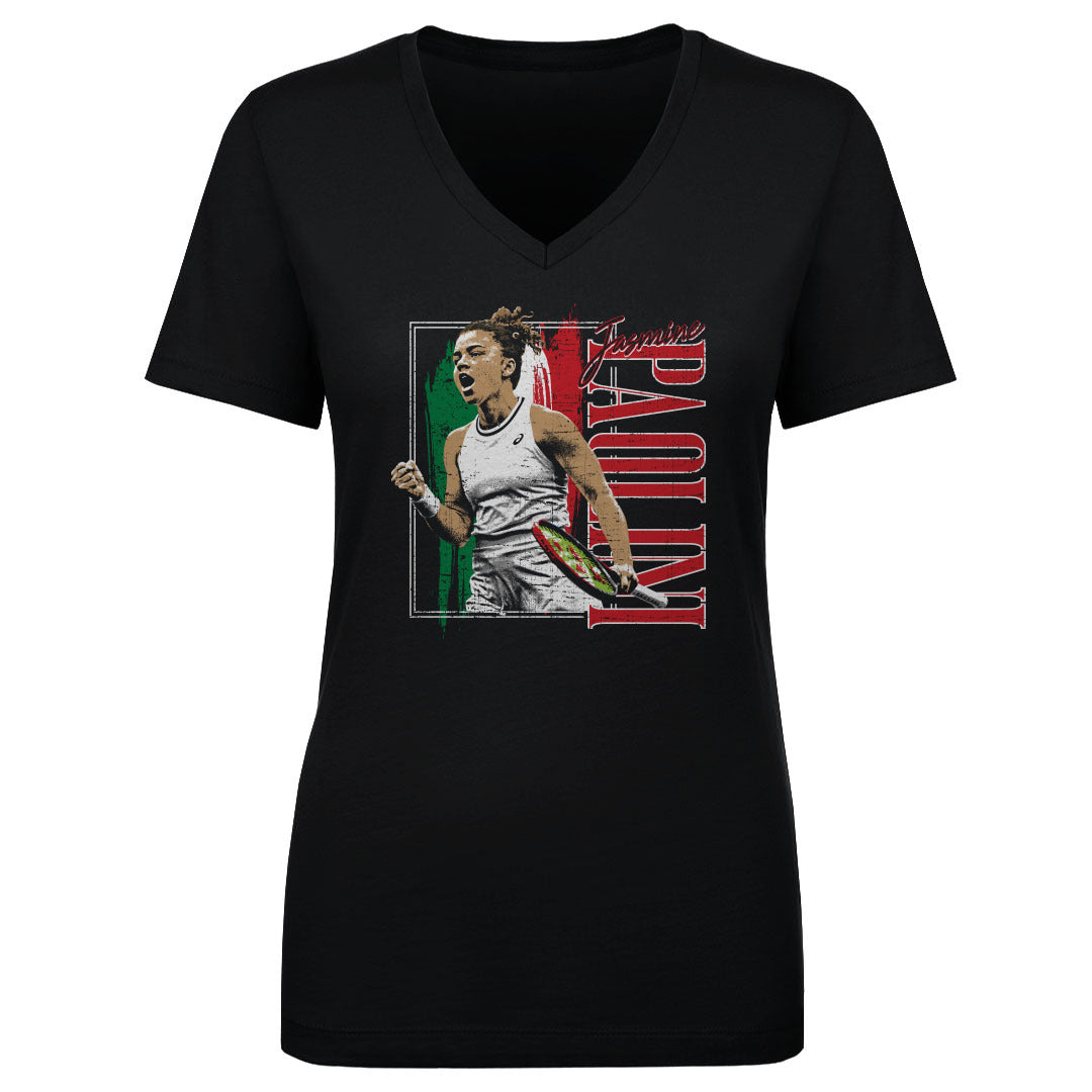 Jasmine Paolini Women's V-Neck T-Shirt | 500 LEVEL